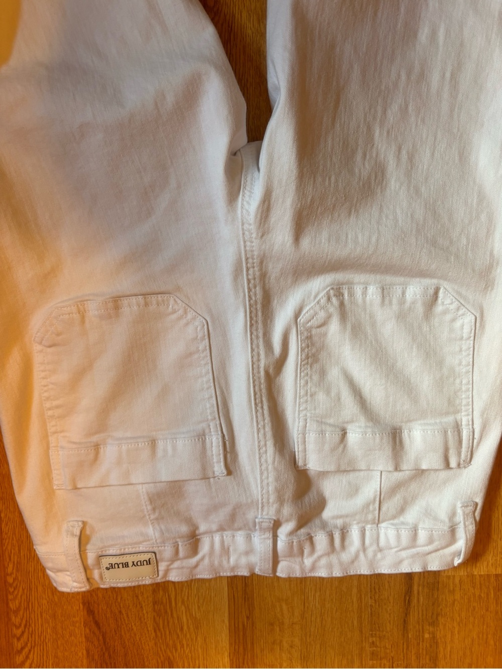 Judy Blue Boho White Flare Fit Boot Cut Style Buttonfly High Rise Jeans Sz 9/29 - Picture 11 of 13